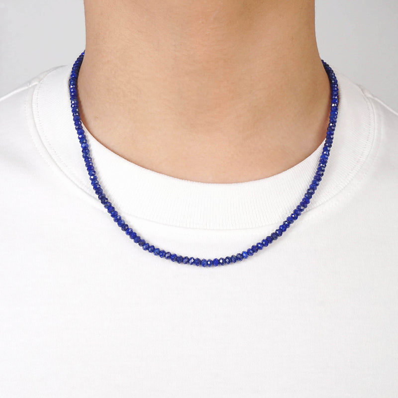 Lapis Lazuli Faceted Rondelle - GAEA