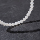 White Moonstone Faceted 4mm - GAEA