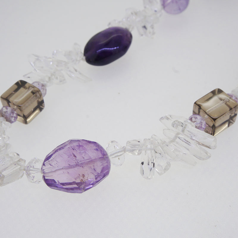 Clear Quartz, Amethyst, and Smoky Quartz - Gaea | Crystal Jewelry & Gemstones (Manila, Philippines)