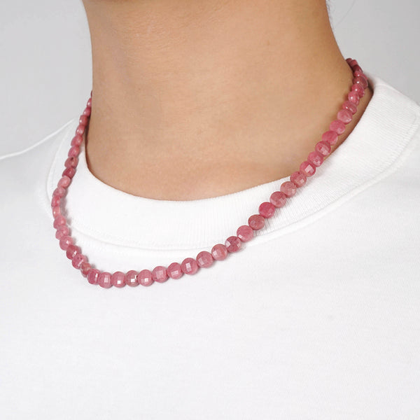 Rhodonite Faceted Circle - GAEA