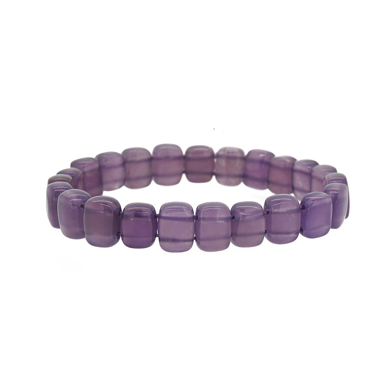 A-Grade Purple Chalcedony Bangle (S) - Gaea | Crystal Jewelry & Gemstones (Manila, Philippines)