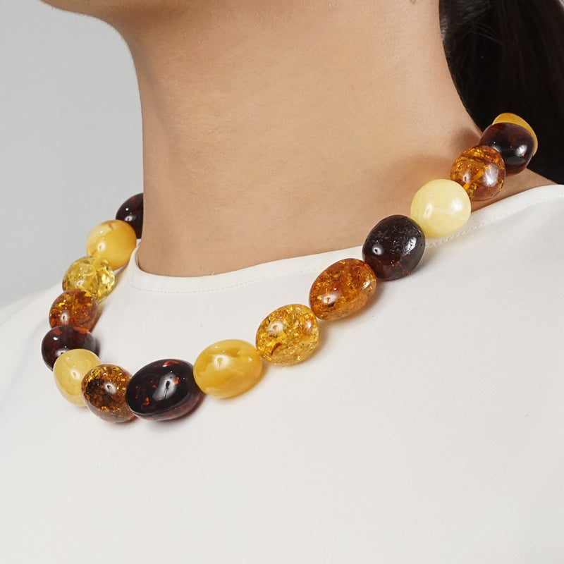 Amber Tumble (L) - Gaea | Crystal Jewelry & Gemstones (Manila, Philippines)