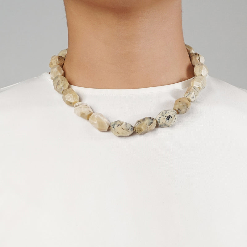 Ivory Opal Faceted Tumble - Gaea | Crystal Jewelry & Gemstones (Manila, Philippines)