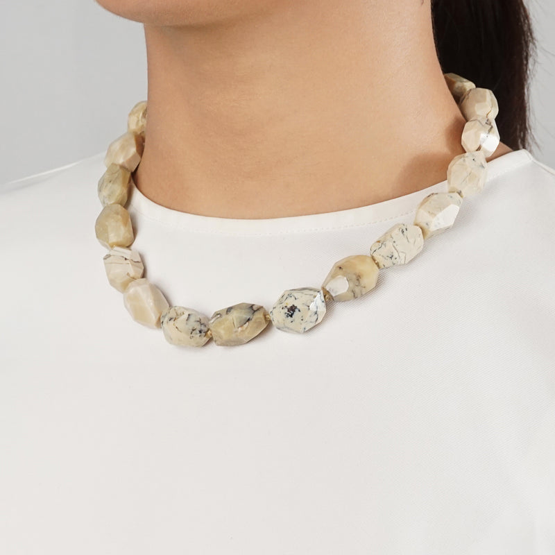 Ivory Opal Faceted Tumble - Gaea | Crystal Jewelry & Gemstones (Manila, Philippines)