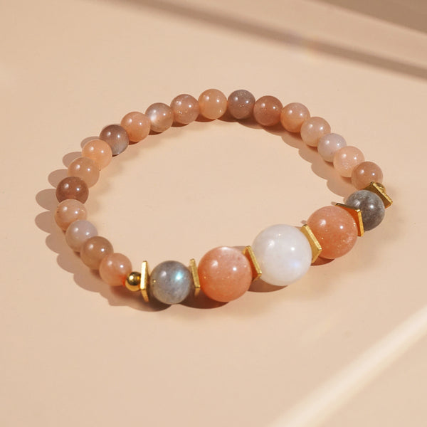 Mixed Moonstone and Sunstone - GAEA