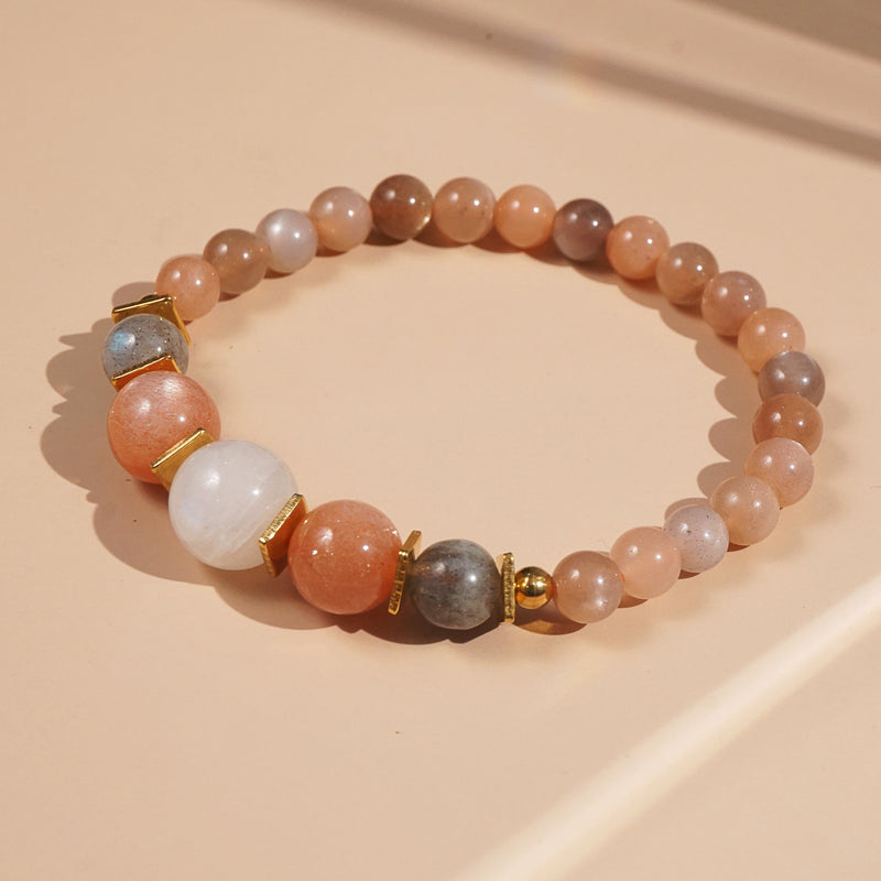 Mixed Moonstone and Sunstone - GAEA