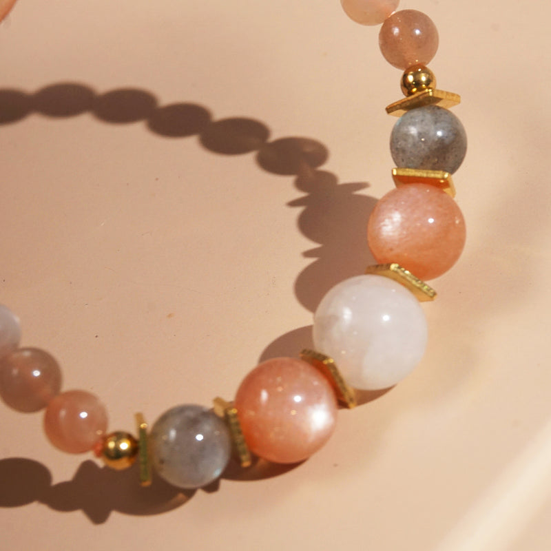 Mixed Moonstone and Sunstone - GAEA