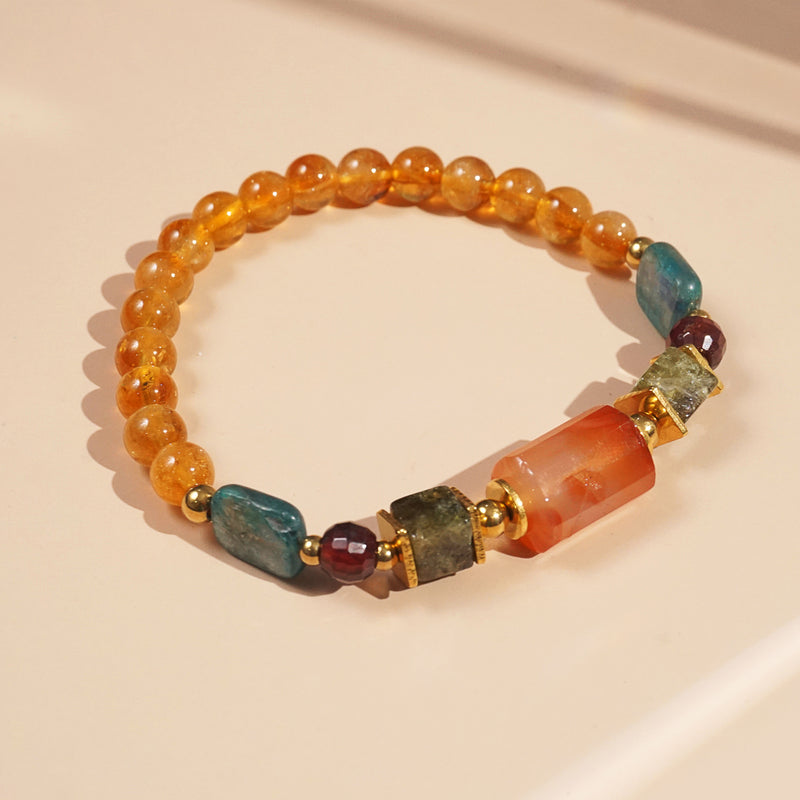 Carnelian, Garnet, Kyanite, and Citrine - GAEA