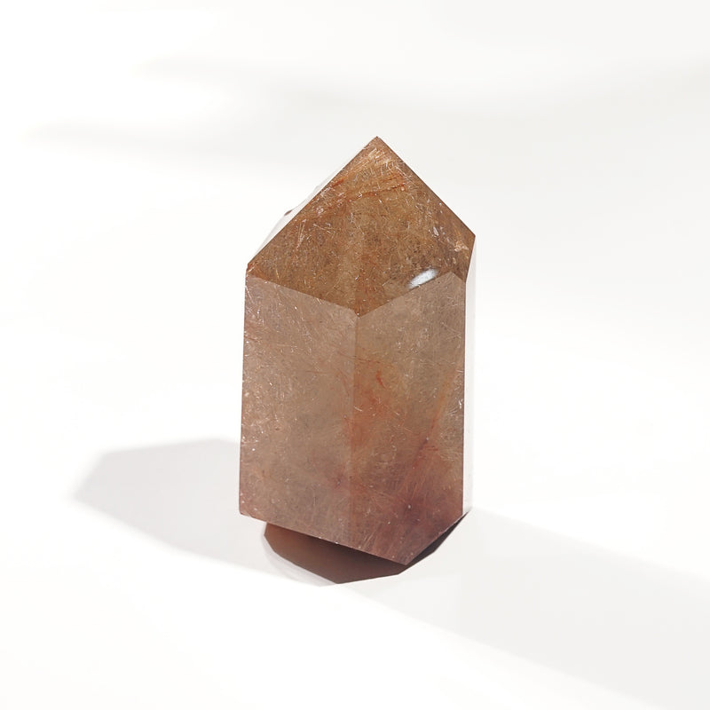 Golden/Copper Rutilated Quartz Point H - Gaea