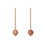 Peach Moonstone 10mm Drop - Gaea | Crystal Jewelry & Gemstones (Manila, Philippines)