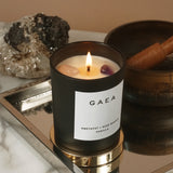 Amethyst + Rose Quartz Candle - Gaea