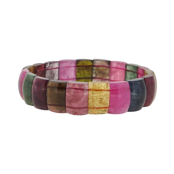 AA-Grade Multicolored Tourmaline Bangle - Gaea | Crystal Jewelry & Gemstones (Manila, Philippines)