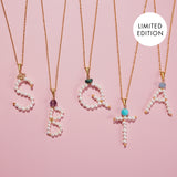 Les Initiales - Personalized Initial Necklace in Freshwater Pearl - Gaea